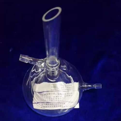 机械杂质玻璃保温漏斗，玻璃双层夹套保温控温三角漏斗石油产品